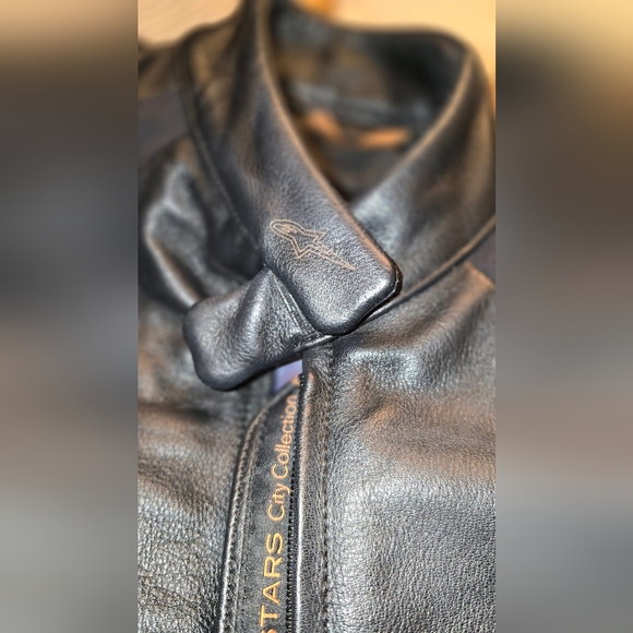 Leather Motorcycle Jacket - Picture 7 of 8